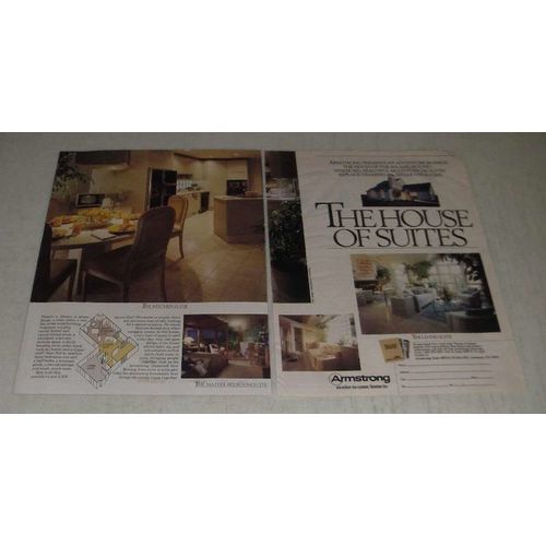 1986 Armstrong Glazecraft Floor Ad - The House of Suites