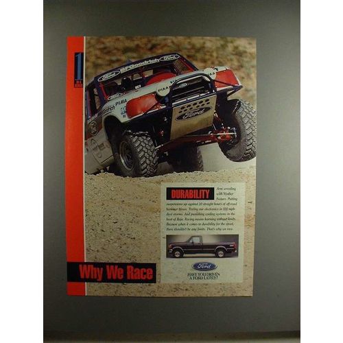1993 Ford Racing Ad - Durability Why we Race