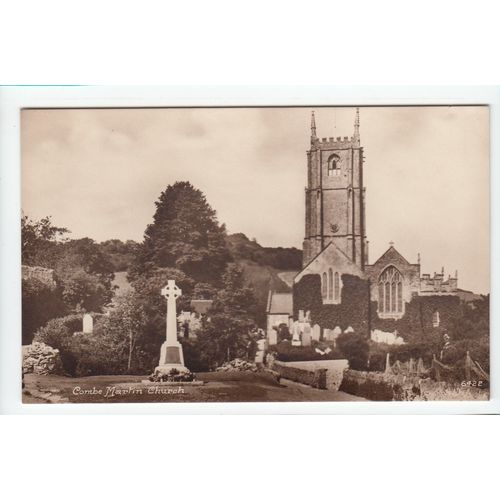 Combe Martin Church Postcard Devon 6422