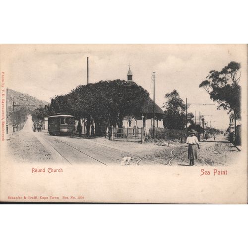 Antique South Africa PC 1906 - Round Church - Sea Point, Cape Town