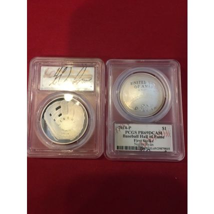 2014-P US Baseball Proof Silver $1 - PCGS PR69 - First Strike - Nolan Ryan