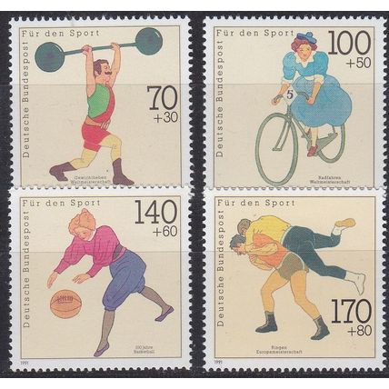 GERMANY BUND [1991] MiNr 1499-02 ( **/mnh ) Sport