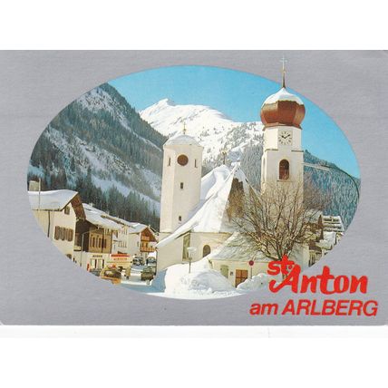 St Anton am Arlberg Austria Postcard used VGC