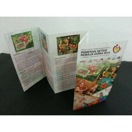 Malaysia Youth Exhibition 2014 Dance Tiger Flower Costume FDC *signed *foil rare