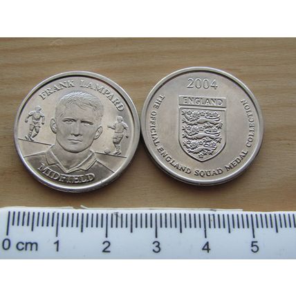 Sainsbury 2004 England Squad Frank Lampard Token (e366)