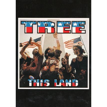 Tree This Land Is Your Land CD Frank Kozik Concert Poster Postcard