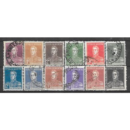 Argentina N° 276/87 306 YVERT OBLITERE ( USED )