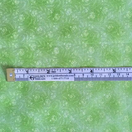 Cotton Quilting Fabric Green Half Yard Bundle 4 Pieces #29