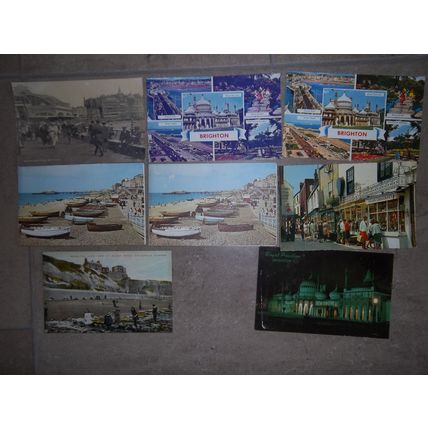 Mixed lot of old Brighton related Postcards