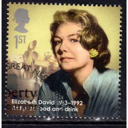 GB 2013 QE2 1st Great Britons ' Elizabeth David ' SG 3457 ex FDC ( G1108 )