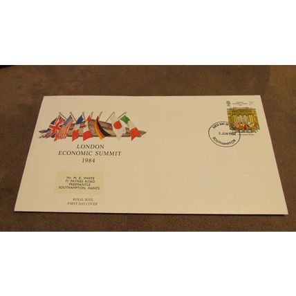 GB 1984 FDC Cover - London Economic Summit