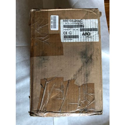 NEW ARO 666101-244-C 1" METAL DIAPHRAGM PUMP. 120PSIG,66610T-244-C,666101 244,AL