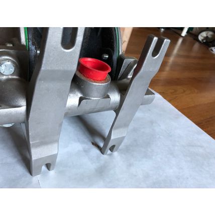 NEW ARO 666101-244-C 1" METAL DIAPHRAGM PUMP. 120PSIG,66610T-244-C,666101 244,AL