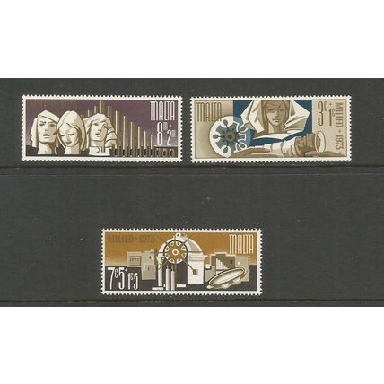 Malta 1973 Christmas Unmounted Mint Set SG 507 / 509