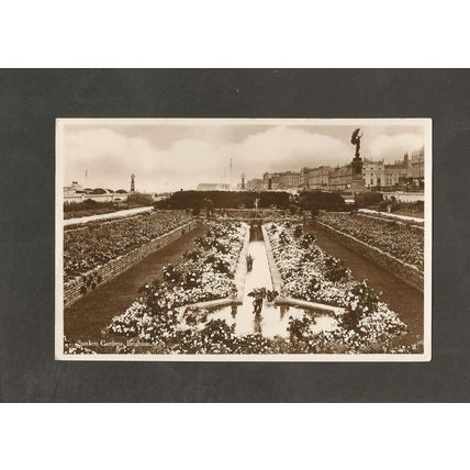 Postcard Sussex Brighton The Sunken Gardens