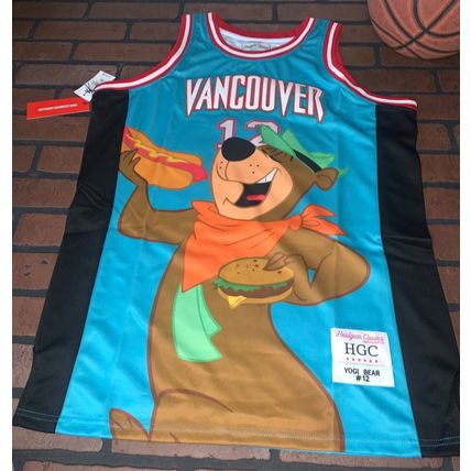 YOGI BEAR / VANCOUVER Headgear Classics Basketball Jersey ~Never Worn~ S M L XL