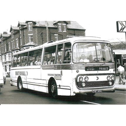 Black & White Photograph of Yorkshire Traction Co. Ltd. - CHE 305C