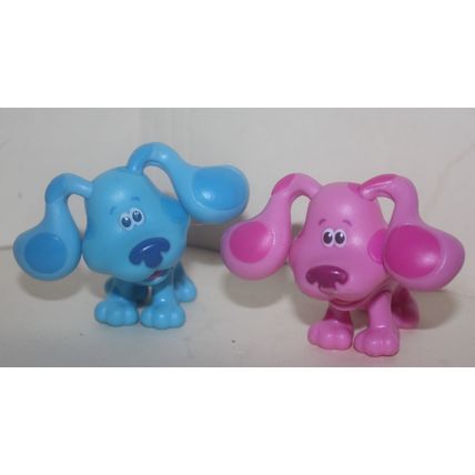 2019 Viacom Just Play Blues Clues Blue & Magenta Poseable Figures