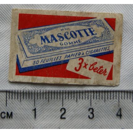 vintage Matchbox Label - Mascotte