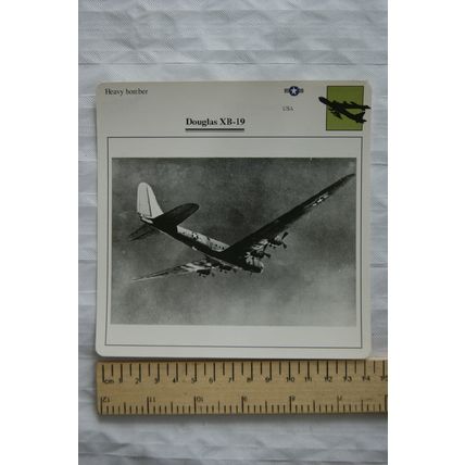 Douglas XB-19 - USA - Heavy Bomber - Collectors Club Card