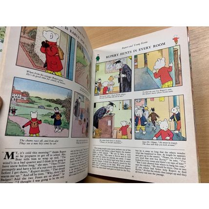 1976 RUPERT BEAR ANNUAL UK VINTAGE HARDBACK BOOK (P3) ref:emma