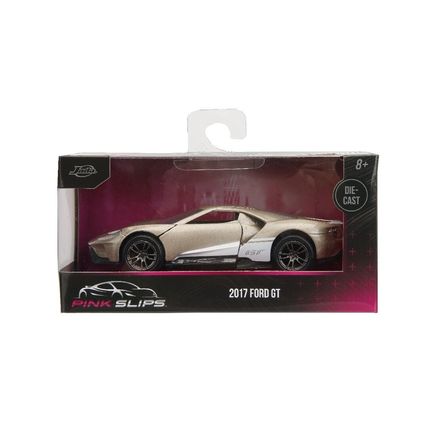 PINK SLIPS 2017 FORD GT GLOSSY GOLD - JADA JAD34662 1/32