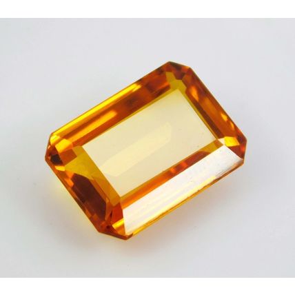 11.70 Ct Natural Mandarin Orange Spessartite Garnet – Emerald Cut Loose Gems