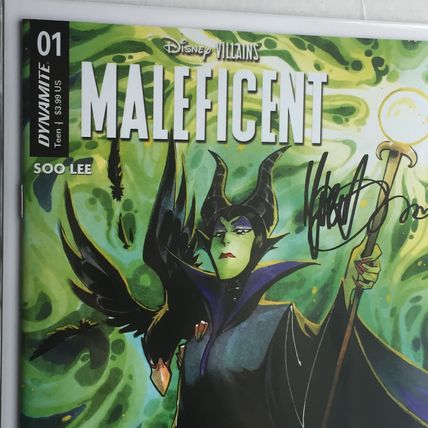 2023 Dynamite Comics Disney Villains Maleficent Mirka Andolfo Variant #1 Signed