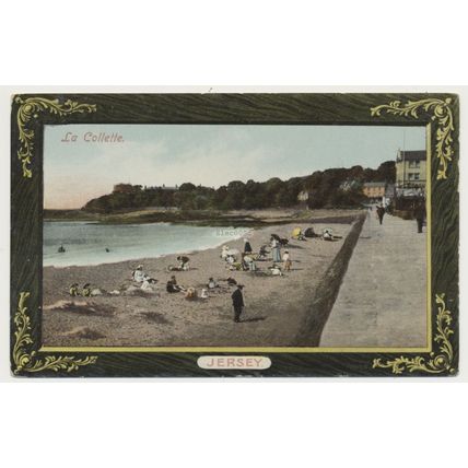 JERSEY Saint Helier La Collette early 20th C. RPPC J Welch 3513