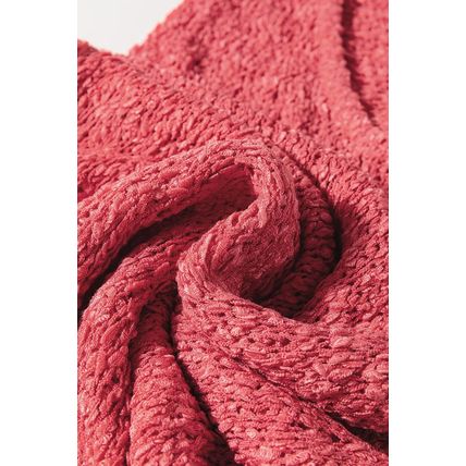 Flamingo Textured Knit U Neck Slim Fit Sweater Vest