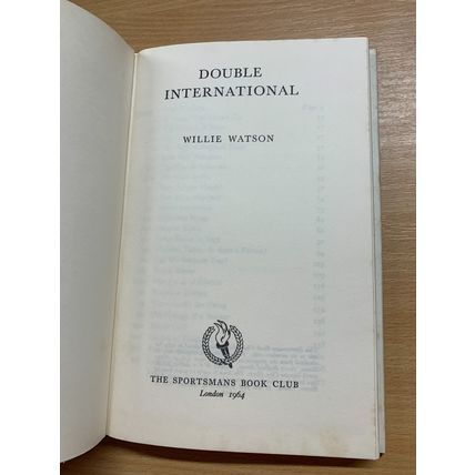 1964 "DOUBLE INTERNATIONAL" CRICKET WILLIE WATSON SPORTSMAN CLUB HB BOOK (P3)