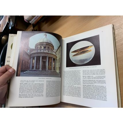 1975 "THE COLOR ENCYCLOPEDIA OF WORLD ART" 1.5kg USA HEAVY HARDBACK BOOK (P8)