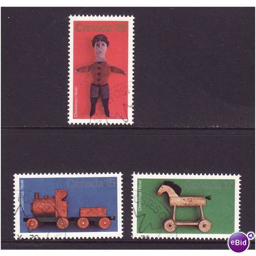 CANADA 1979 CHRISTMAS SG 962/964 SET 3 VALS FINE USED