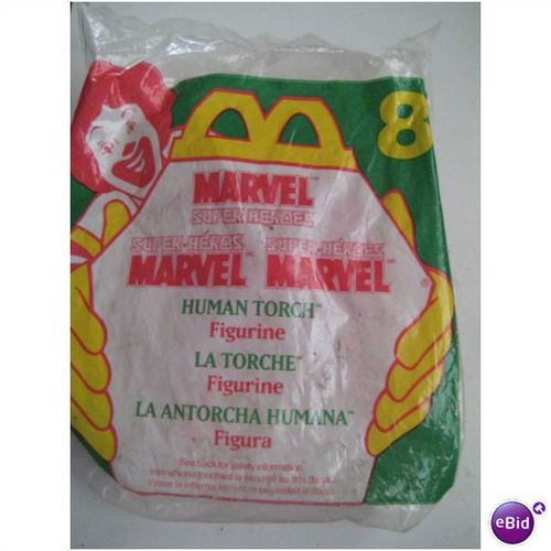 1996 McDonalds MARVEL SUPER HEROES #8 HUMAN TORCH