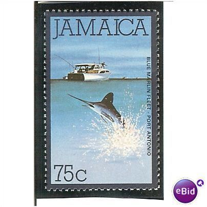 Jamaica 1980 75c Blue Marlin Fleet Unmounted Mint NHM SG 474 Sc 478