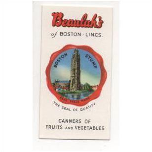 1954 Beaulah's of Boston, Boston Stump Advertisement Card