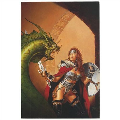 COLOSSAL CARDS cards # 5 CLYDE CALDWELL ( 1995 )