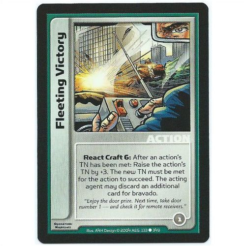 Spycraft CCG Operation Nightfall - 133/349 - Fleeting Victory