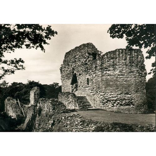 Vintage GB Postcard - Ewloe Castle, Flintshire, Wales - From The East