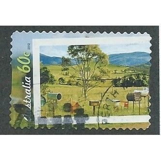 AUS 2012 60c (S/A) 'LIVING AUSTRALIA- RURAL POSTBOXES' FINE USED (EBID36-847)