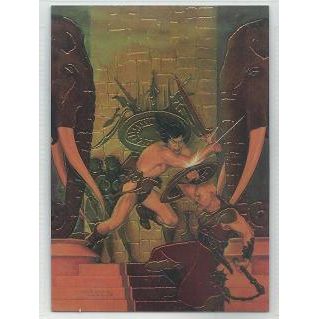 CONAN series 1 ' ALL CHROMIUM card # 28 (1993)