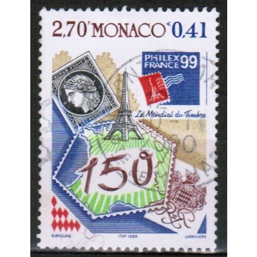 1999 Monaco - PhilexFrance 2.70fr - Sc# 2123 used