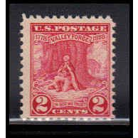 645 2c Valley Forge Barely Clears MNH O1076