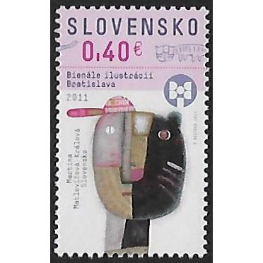 Mi 667 (**): Biennial Exhibition of Book Illustrations, Bratislava