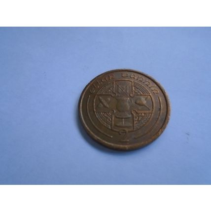 1988 2p Isle of Man Coin - Cross