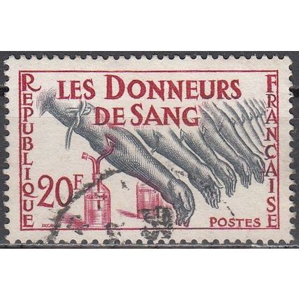 France 1959 Michel 1264 O Cote (2008) 0.30 € Donneurs de sang Cachet rond