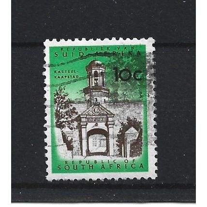 SouthAfrica.SG206 10c Cape Town Castle Entrance.Fine Used.Sept23