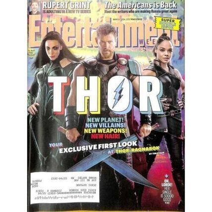 ENTERTAINMENT WEEKLY-MARCH 17/24, 2017-THOR: RAGNAROK-NEW-FAST SHIPPING