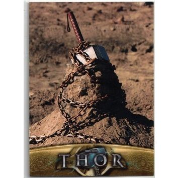 THOR ' THE MOVIE ' card # 37 THOR'S Hammer (2011)