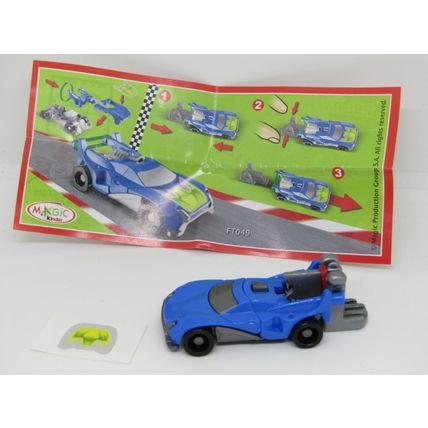 Kinder Surprise Toy FT049 Sprinty Race Cars 2014 - With Insert